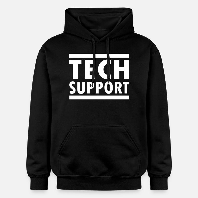 tech support - Sweat à capuche Softstyle® Gildan Unisexe - noir