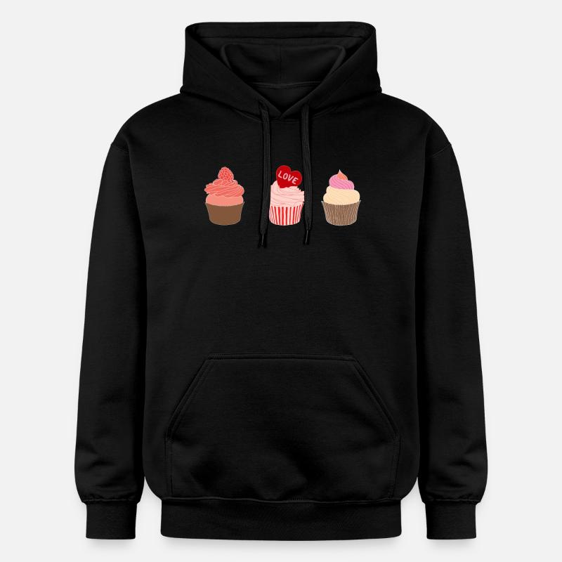 Cupcakes - Sweat à capuche Softstyle® Gildan Unisexe - noir
