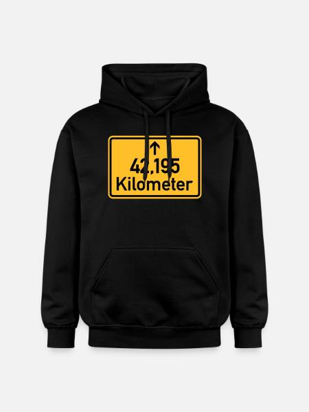 Marathon - Gildan Unisex Softstyle® Midweight Hoodie - Schwarz