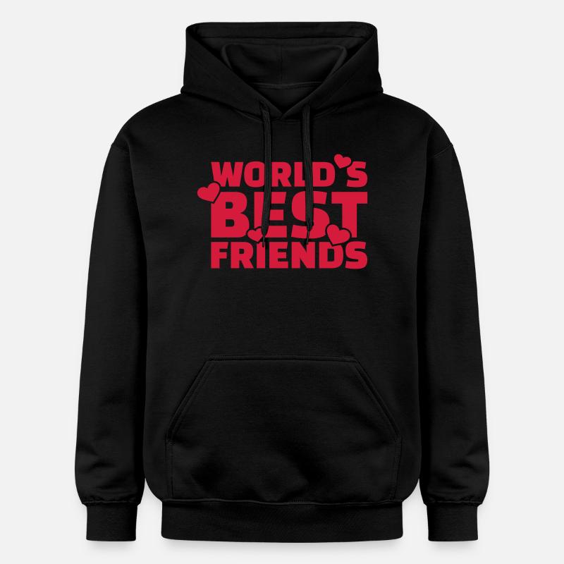 World's best friends - Sweat à capuche Softstyle® Gildan Unisexe - noir