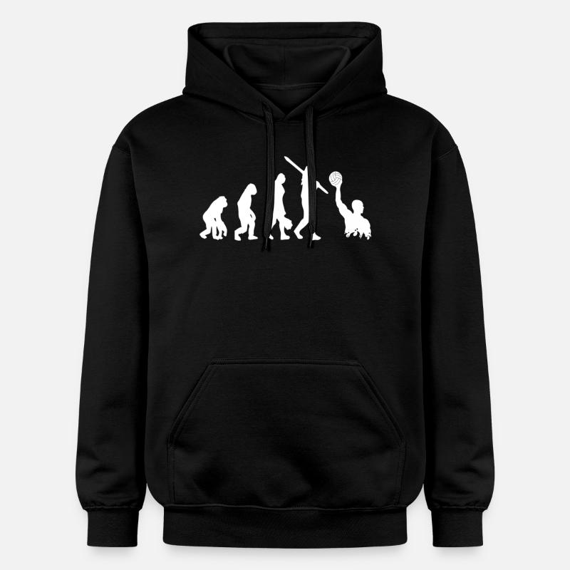 Water Polo Evolution - Gildan Unisex Softstyle® Midweight Hoodie - black