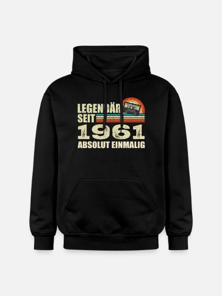Légendaire depuis 1961 - absolument unique - Sweat à capuche Softstyle® Gildan Unisexe - noir