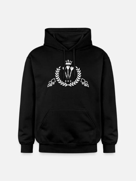 Darts Coat of Arms - Gildan Unisex Softstyle® Midweight Hoodie - black