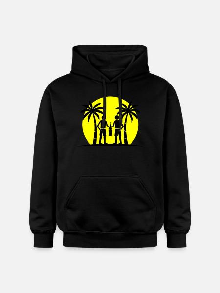 Insel Party Crew - Gildan Unisex Softstyle® Midweight Hoodie - Schwarz