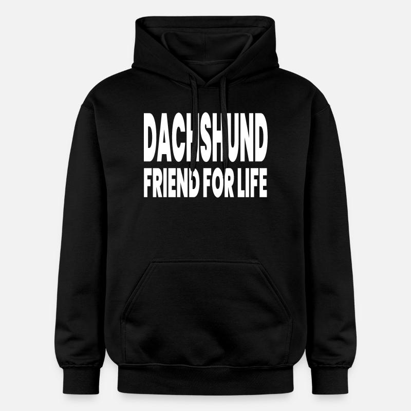 Teckel - Sweat à capuche Softstyle® Gildan Unisexe - noir