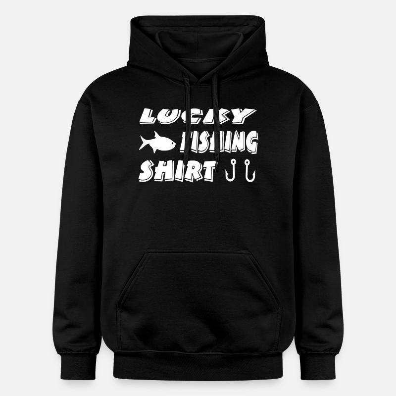Pêche - Sweat à capuche Softstyle® Gildan Unisexe - noir
