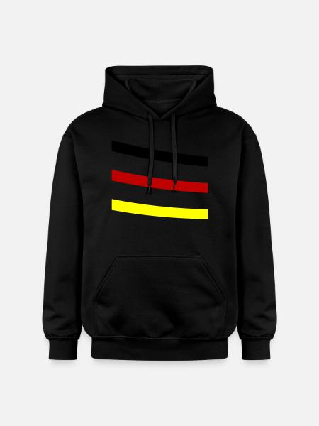 Germany Line - Gildan Unisex Softstyle® Midweight Hoodie - black