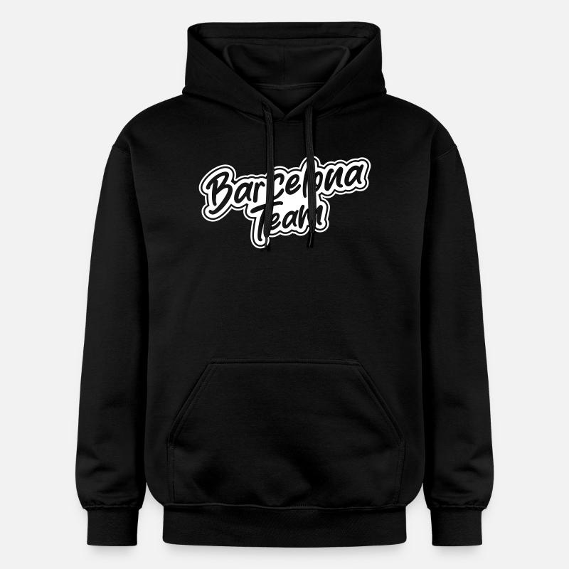 L’équipe de Barcelone - Sweat à capuche Softstyle® Gildan Unisexe - noir