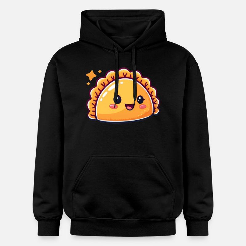 Bande dessinée Empanada mignonne - Sweat à capuche Softstyle® Gildan Unisexe - noir