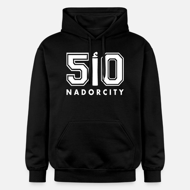 Plaque d’immatriculation Nador ا 50 - Sweat à capuche Softstyle® Gildan Unisexe - noir