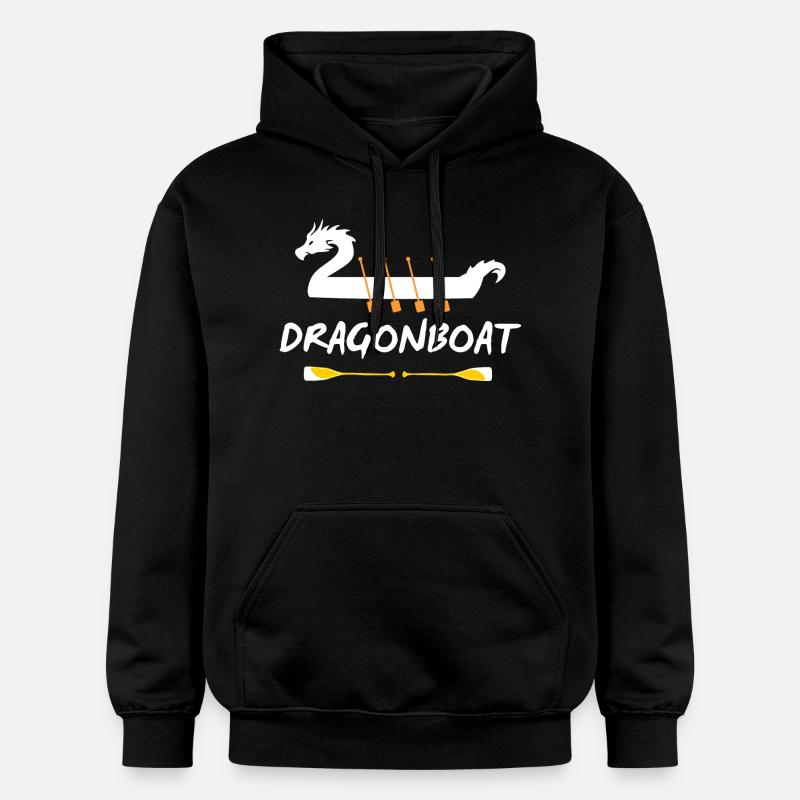 Éléments de bateau dragon - Sweat à capuche Softstyle® Gildan Unisexe - noir