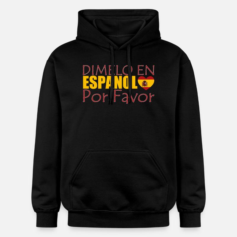 Espagnol Professeur d’espagnol Langue - Sweat à capuche Softstyle® Gildan Unisexe - noir