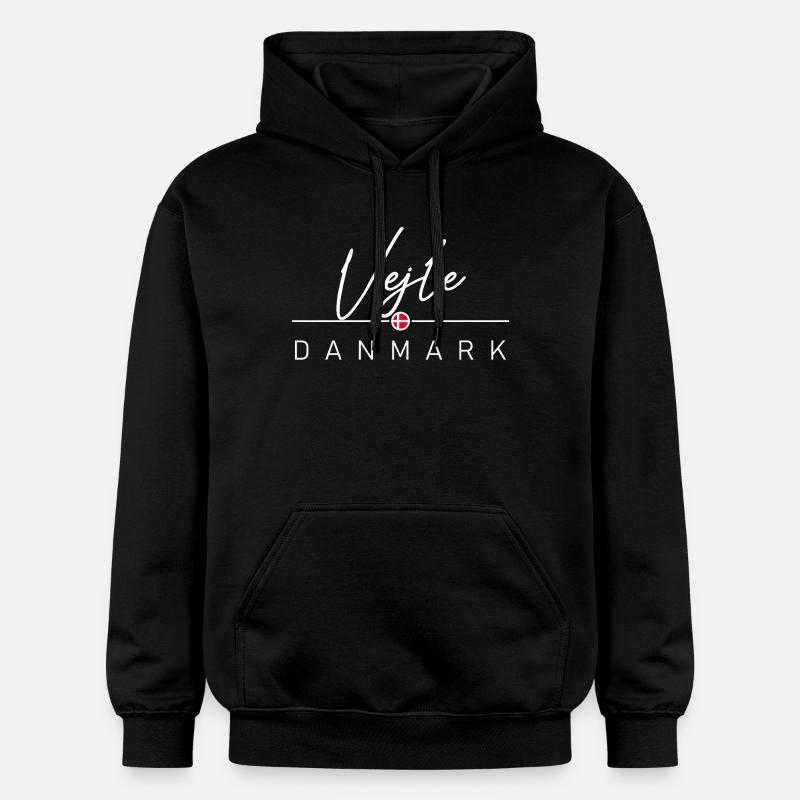 Dänemark - Vejle - Danemark - Danemark - Sweat à capuche Softstyle® Gildan Unisexe - noir