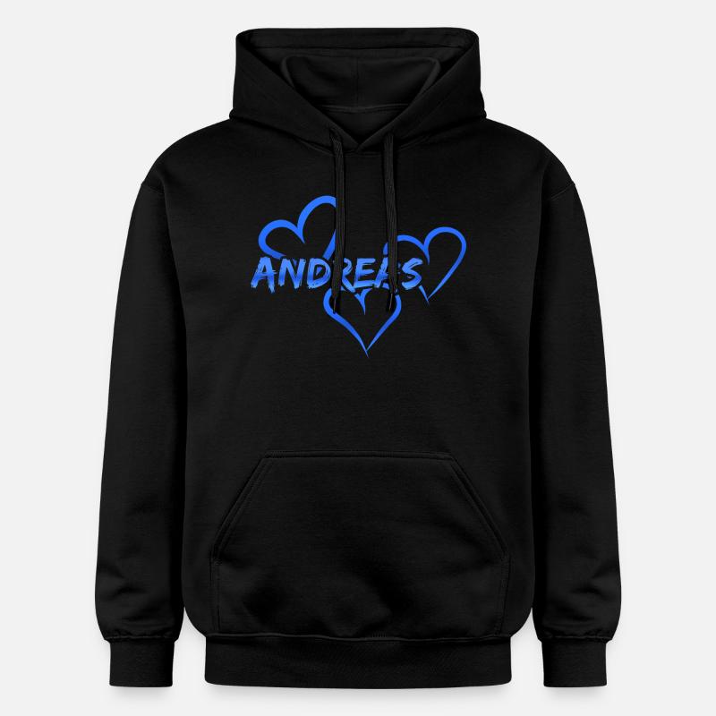 Cadeau pour Andreas - Sweat à capuche Softstyle® Gildan Unisexe - noir