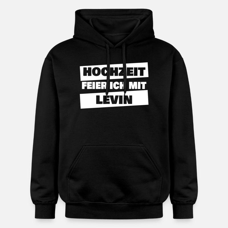 Cadeau pour Levin - Sweat à capuche Softstyle® Gildan Unisexe - noir