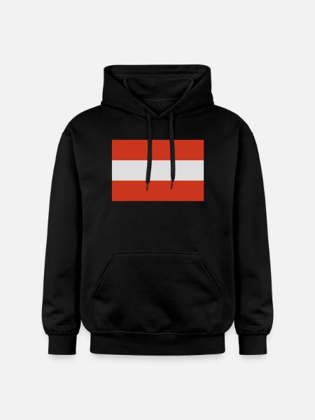 oesterreich - Gildan Unisex Softstyle® Midweight Hoodie - black