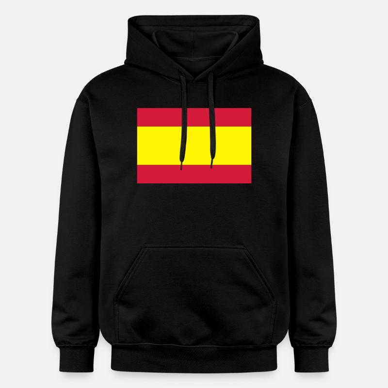 drapeau espagnole - Sweat à capuche Softstyle® Gildan Unisexe - noir