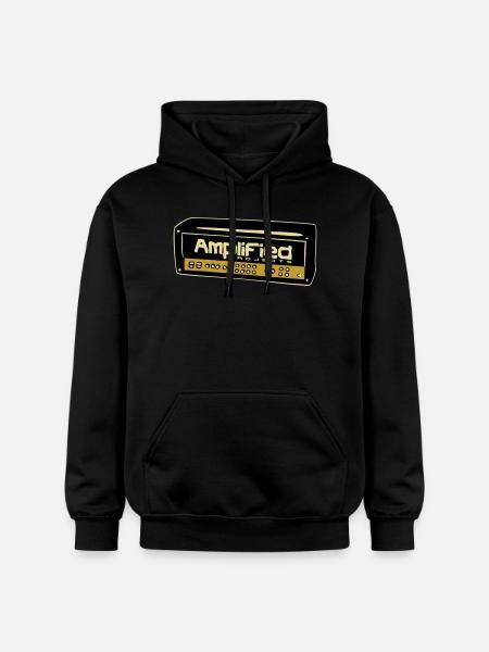 Amplifier - Gildan Unisex Softstyle® Midweight Hoodie - black