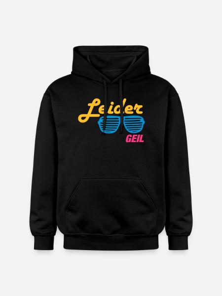 Leider Geil - Gildan Unisex Softstyle® Midweight Hoodie - Schwarz