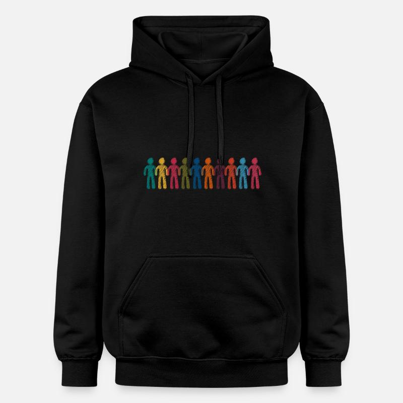 crowd - Sweat à capuche Softstyle® Gildan Unisexe - noir