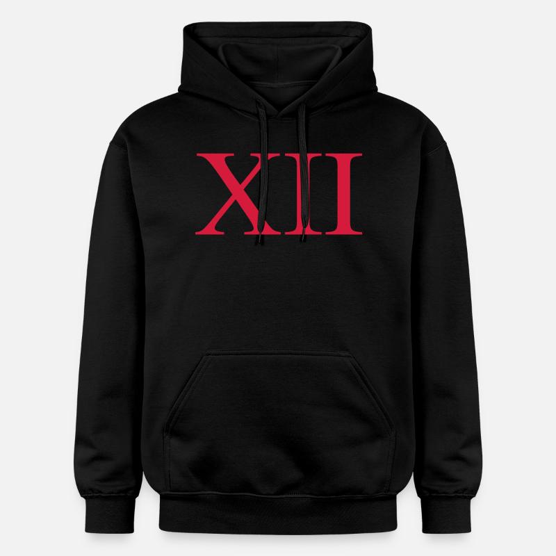 12 - Sweat à capuche Softstyle® Gildan Unisexe - noir