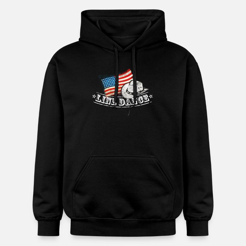 Danse de ligne - Sweat à capuche Softstyle® Gildan Unisexe - noir