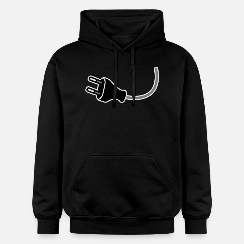 Plug - Sweat à capuche Softstyle® Gildan Unisexe - noir