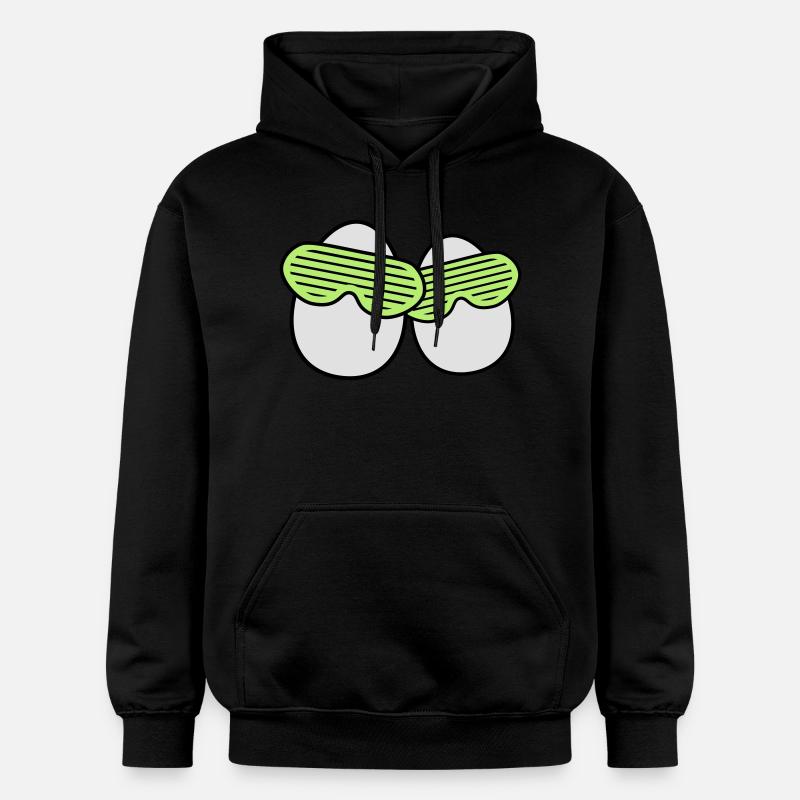 Funky Eggs - Sweat à capuche Softstyle® Gildan Unisexe - noir