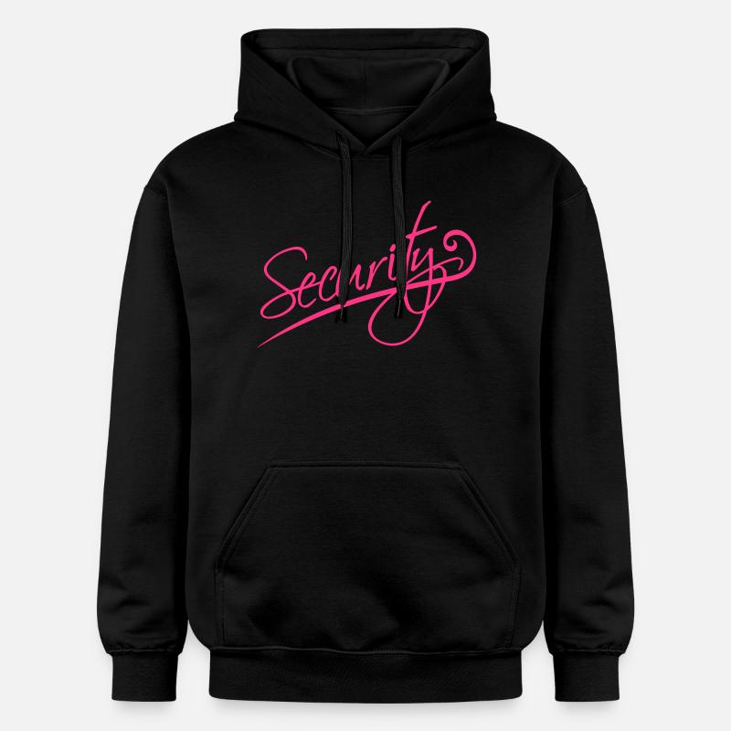 Security - Sweat à capuche Softstyle® Gildan Unisexe - noir