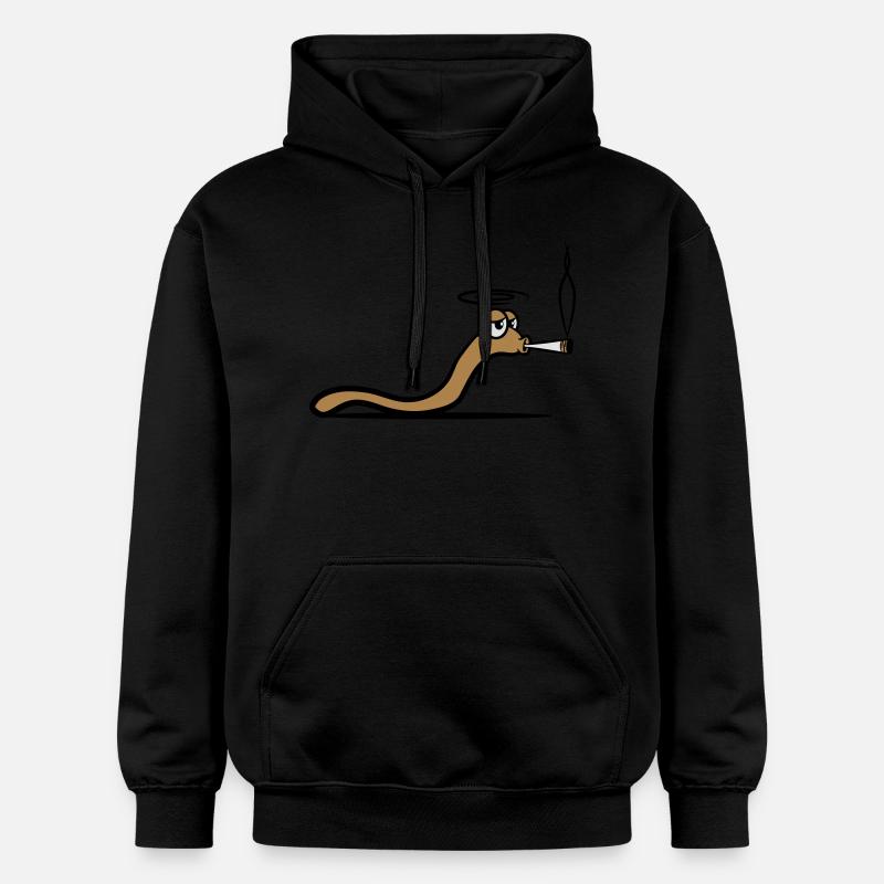 Commune de ver fumée - Sweat à capuche Softstyle® Gildan Unisexe - noir