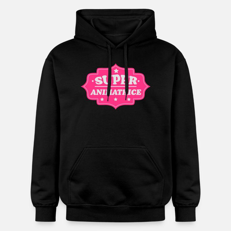 Super animatrice - Sweat à capuche Softstyle® Gildan Unisexe - noir