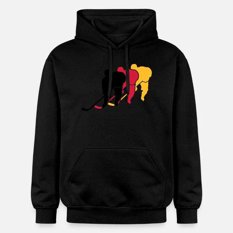 hockey sur glace - Sweat à capuche Softstyle® Gildan Unisexe - noir
