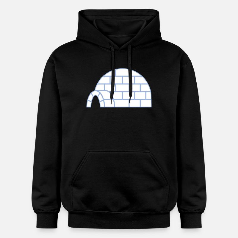 iglou - Sweat à capuche Softstyle® Gildan Unisexe - noir