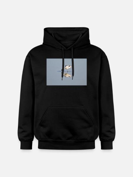Avocets Hunting - Gildan Unisex Softstyle® Midweight Hoodie - black