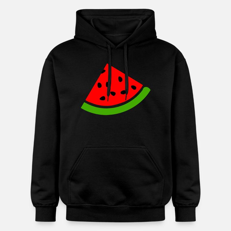 Melon pastèque - Sweat à capuche Softstyle® Gildan Unisexe - noir