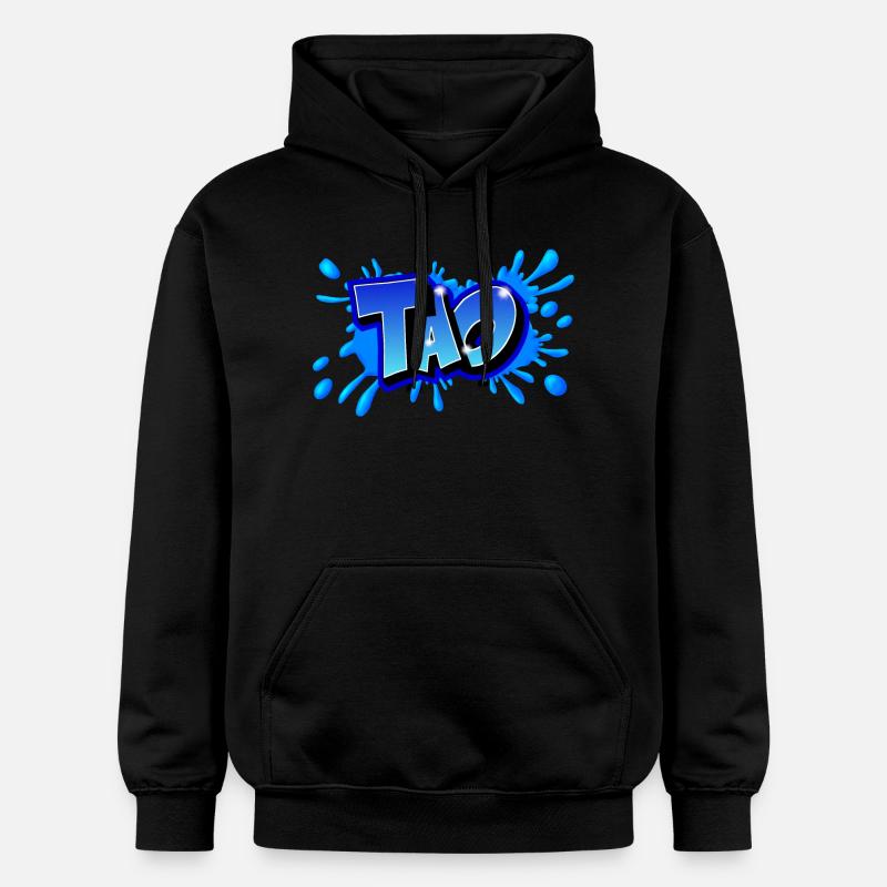 Graffiti "TAO" imprimable sur tout - Sweat à capuche Softstyle® Gildan Unisexe - noir