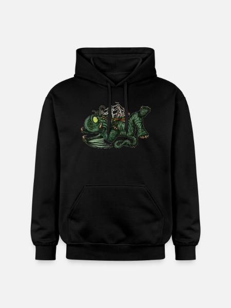 Batavia Cthulhu - Gildan Unisex Softstyle® Midweight Hoodie - black