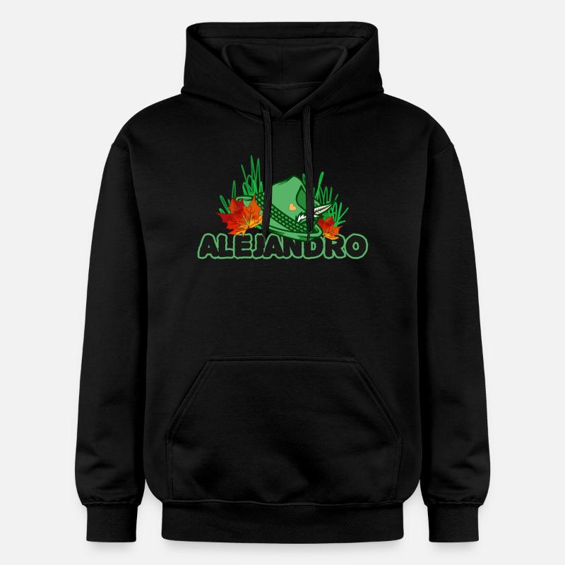 Nom Alejandro - Sweat à capuche Softstyle® Gildan Unisexe - noir