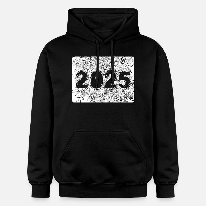 Année 2025 - Sweat à capuche Softstyle® Gildan Unisexe - noir