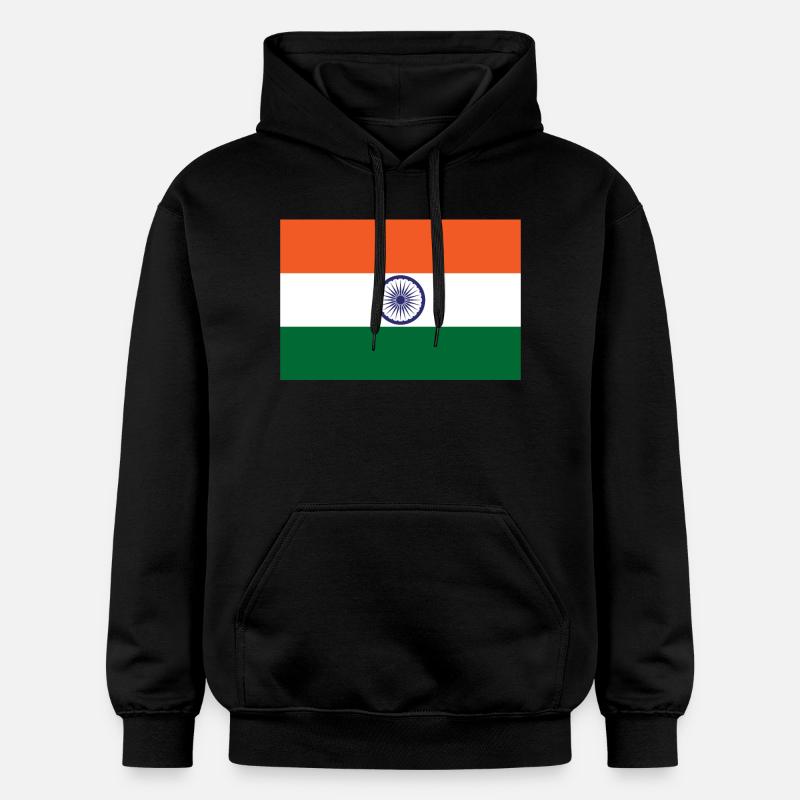 Indien - Gildan Unisex Softstyle® Midweight Hoodie - Schwarz
