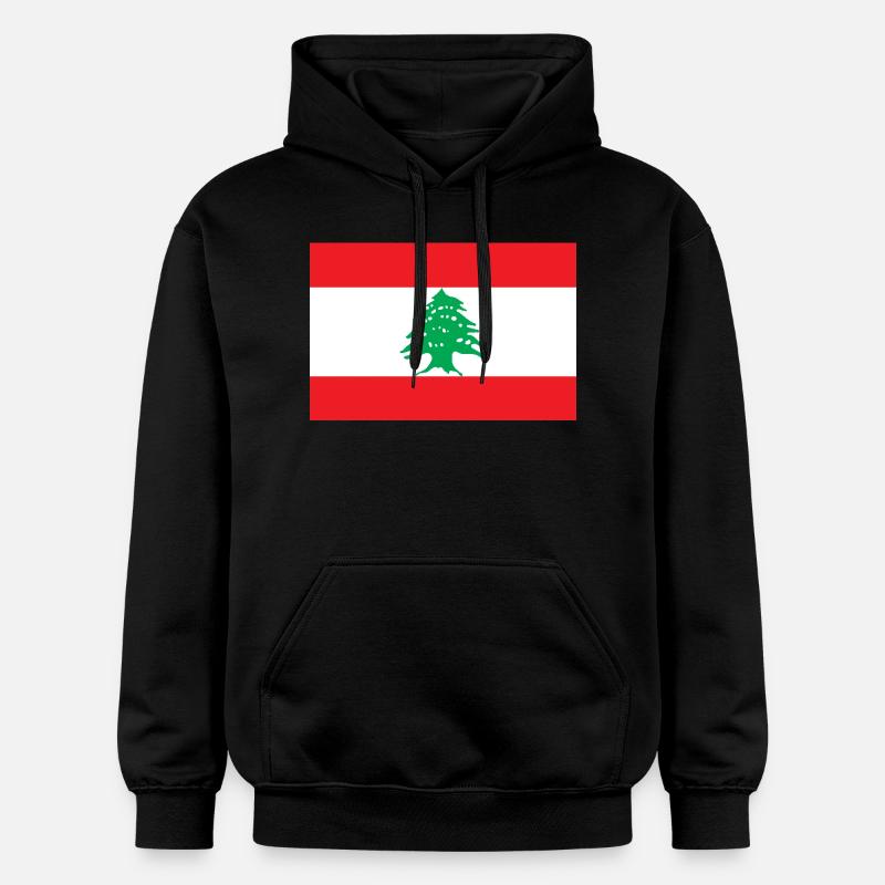 Liban - Sweat à capuche Softstyle® Gildan Unisexe - noir