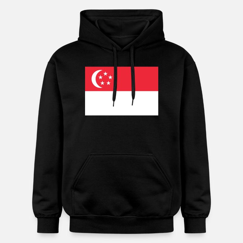 Singapour - Sweat à capuche Softstyle® Gildan Unisexe - noir