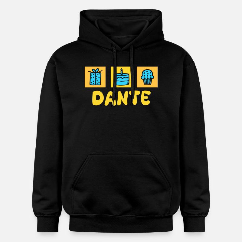 Dante comme prénom - Sweat à capuche Softstyle® Gildan Unisexe - noir