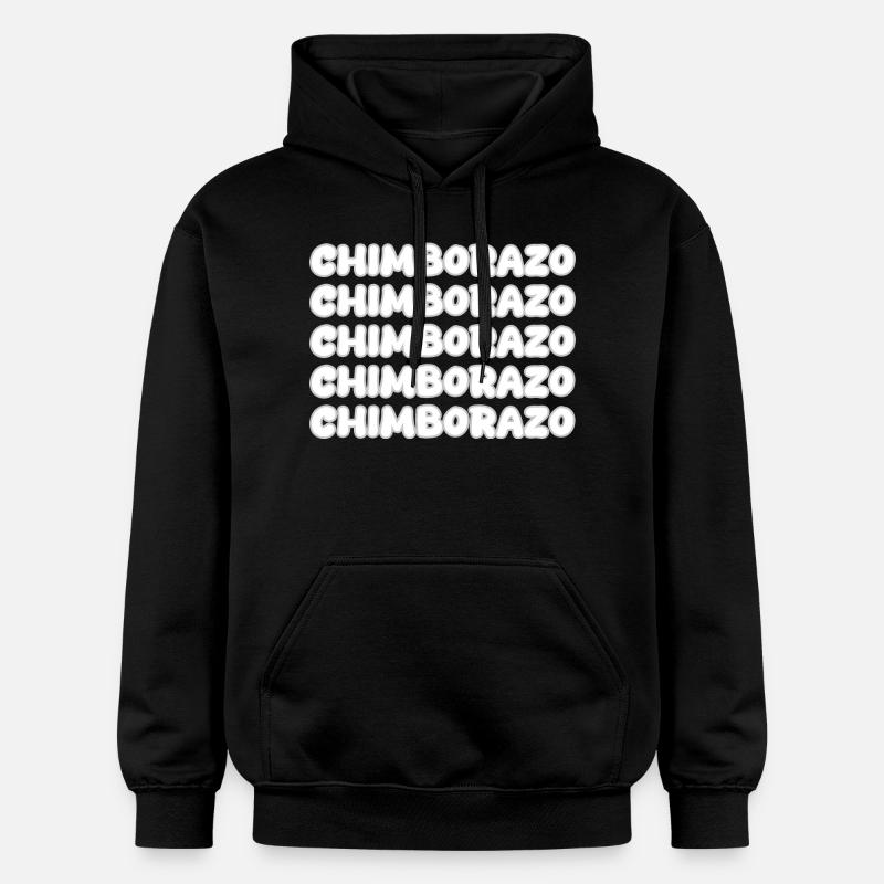 Chimborazo comme grimpant - Sweat à capuche Softstyle® Gildan Unisexe - noir