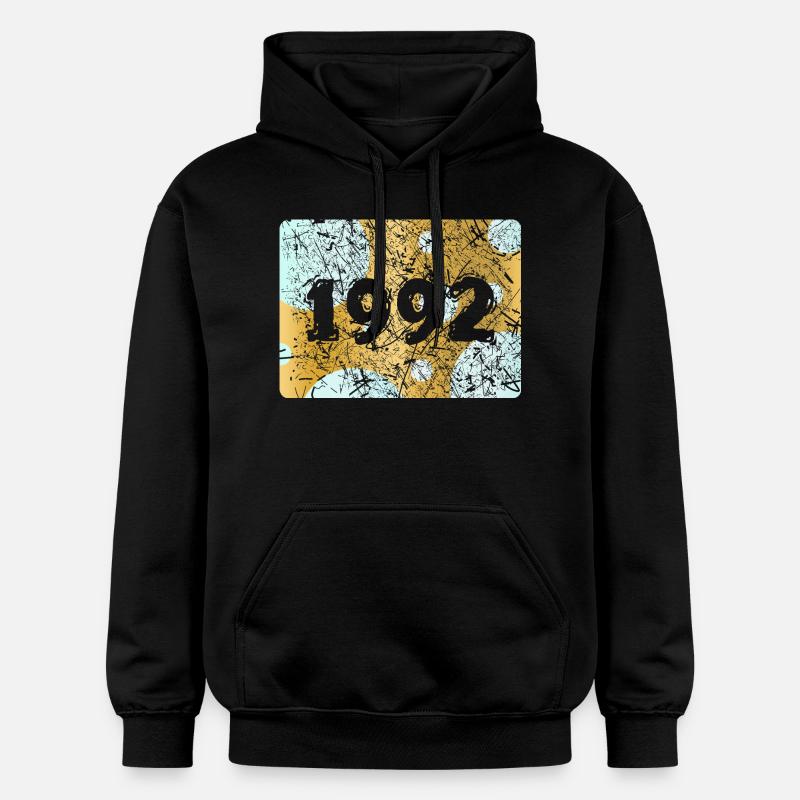 1992 - Sweat à capuche Softstyle® Gildan Unisexe - noir