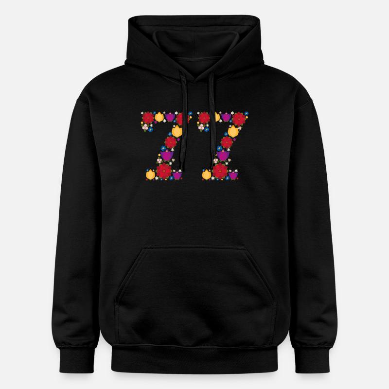 Fleurs 77 - Sweat à capuche Softstyle® Gildan Unisexe - noir