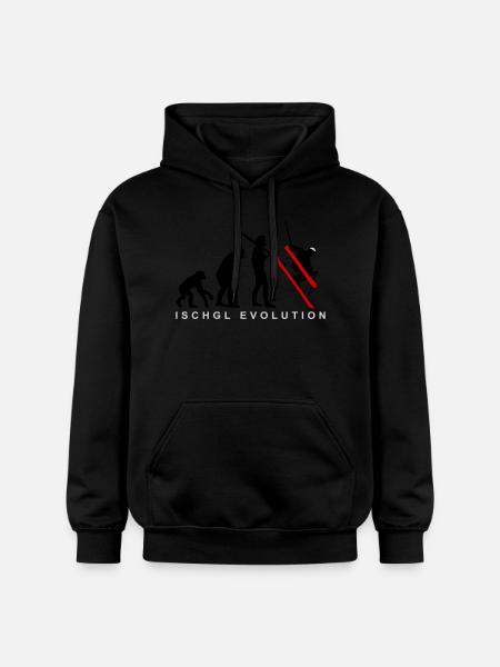 Ischgl Ski Evolution - Sweat à capuche Softstyle® Gildan Unisexe - noir