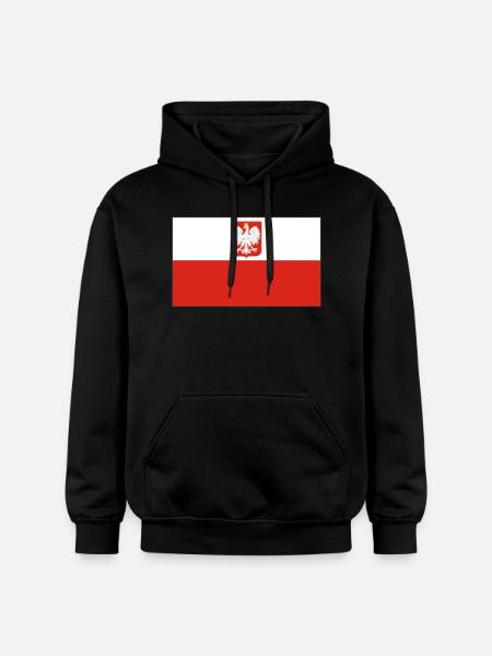 POLAND - Gildan Unisex Softstyle® Midweight Hoodie - black