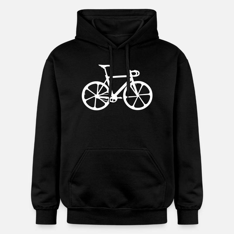 Vélo fixi singlespeed - Sweat à capuche Softstyle® Gildan Unisexe - noir