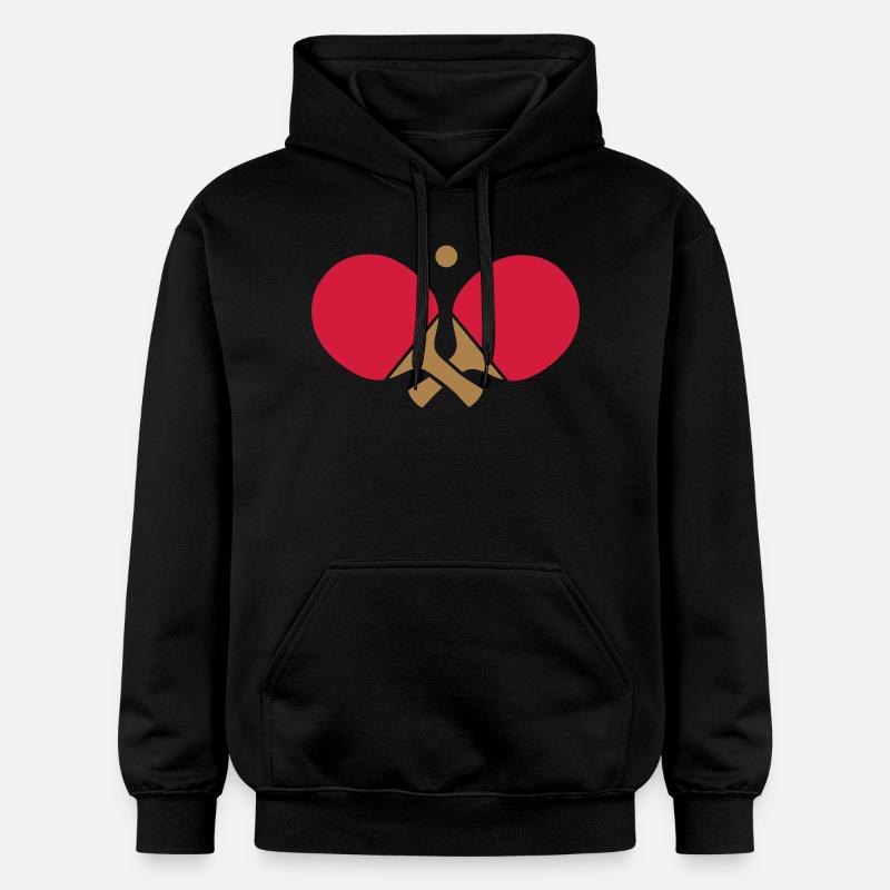 Ping Pong - Sweat à capuche Softstyle® Gildan Unisexe - noir